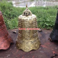 寺庙铜钟雕塑