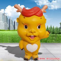 十二生肖卡通雕塑