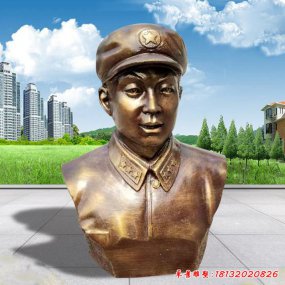 玻璃钢半身人物雕塑