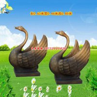 玻璃钢喷水天鹅