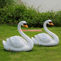 天鹅景观雕塑玻璃钢