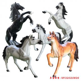 玻璃钢仿真马雕塑