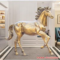 玻璃钢景观雕塑马